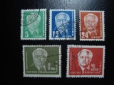 GERMANIA / DDR SERIE 1952, Stampilat
