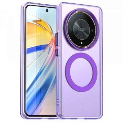 Husa MagSafe pentru Honor Magic6 Lite, Techsuit, CandyCase, Mov foto