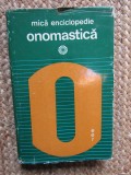 Christian Ionescu - Mica enciclopedie onomastica