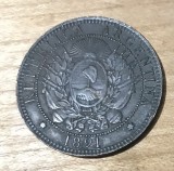 MNDSTR01 Dos centavos Argentina 1891