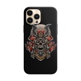 Husa compatibila cu Apple iPhone 13 Pro Max model Samurai skull,Silicon, Tpu, Viceversa, Transparent, Carcasa