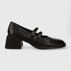 Vagabond Shoemakers pantofi de piele ANSIE culoarea negru, cu toc drept, 5645.401.20