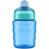 Cana cu tetina de formare Philips-AVENT, 260ml, 9luni+, Albastru