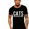 Tricou negru barbati - Cats - M