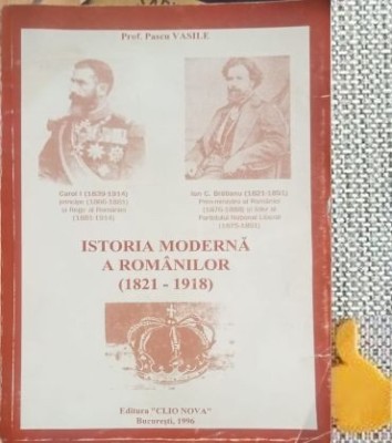 Pascu Vasile - Istoria moderna a romanilor (1821-1918) foto