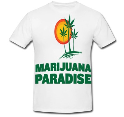 Tricou &amp;quot; Marijuana paradise &amp;quot; foto