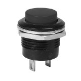 Intrerupator fara retinere, 3A, 250V, 25x21mm, negru, 168426