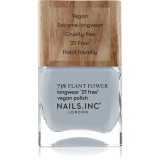 Nails Inc. Plant Power lac de unghii cu rezistenta indelungata culoare Fresh Air Don&#039;t Care 14 ml