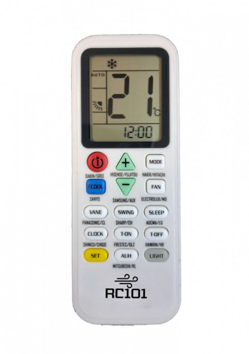 Telecomanda pentru Tel Aer Conditionat RC101 - permite reglare temp minima