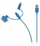 Cablu alimentare si sincronizare albastru USB 2.0 - micro USB, Valueline