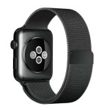 Curea Bratara Apple Watch 42mm 44mm 45mm Milanese Loop Black