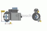 Starter BMW Seria 7 (F01, F02, F03, F04) (2008 - 2015) BOSCH 0 986 022 020