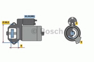 Starter BMW Seria 2 Cupe (F22, F87) (2013 - 2016) BOSCH 0 986 022 020 foto