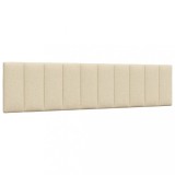 vidaXL Pernă pentru tăblie de pat, crem, 200 cm, material textil