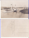 Giurgiu- Monitoare germane pe Dunare-militara WWI, WK1, Circulata, Printata