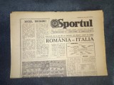 ZIARUL SPORTUL 16 APRILIE 1983 ROMANIA ITALIA