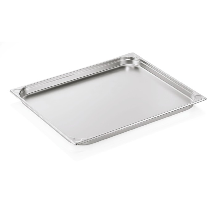 Tava inox GN 2/1-40 mm, 10 litri. grosime 0.7 mm