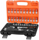 Set de scule Strend Pro S246, 46 de piese, &icirc;n cutie, 1/4