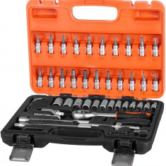 Set de scule Strend Pro S246, 46 de piese, în cutie, 1/4