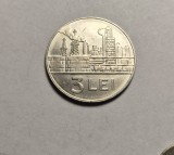 3 lei 1966 UNC Superba