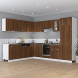 vidaXL Dulap inferior cu sertar &ldquo;Lyon&rdquo;, stejar maro, 60x46x81,5 cm