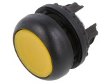 Comutator Apasare Eaton Electric RMQ-Titan Galben 22mm IP67 Buton Plat