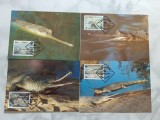 Bangladesh 1990 - gavialide, serie CarteMaxima