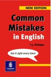 Common Mistakes in English New Edition - Paperback brosat - T. J. Fitikides - Pearson