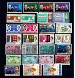 Turks &amp;amp; Caicos - Lot timbre neuzate, anii 1960, serii