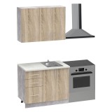Cumpara ieftin Set mobila bucatarie Festa Pako World Sonoma 100x60x85 cm