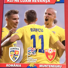 Program meci fotbal ROMANIA - MUNTENEGRU (14.06.2022)