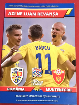 Program meci fotbal ROMANIA - MUNTENEGRU (14.06.2022) foto