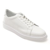 Pantofi sport GRYXX albi, M7162, din piele naturala
