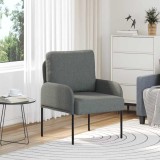 vidaXL Canapele cu pernă 55cm Gri &icirc;nchis placaj 42023430