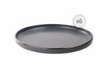 SET 6 FARFURII INTINSE, CERAMICA 27 CM, CALYPSO, ART OF