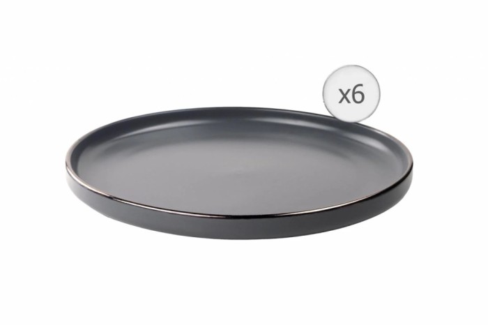 SET 6 FARFURII INTINSE, CERAMICA 27 CM, CALYPSO, ART OF