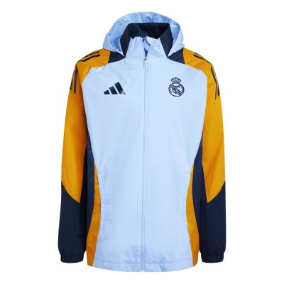 Real Madrid geacă de fotbal pentru bărbați Allweather globlue - XL foto