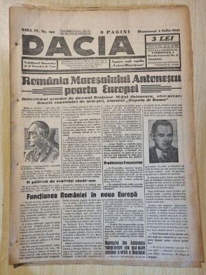 Dacia 5 iulie 1942-romania maresalului antonescu poarta europei,transnistria foto