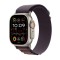 Curea smartwatch, THD, Alpine Loop, pentru Apple Watch Ultra2 49 mm, Apple Watch 46 mm seria 10, marime universala, catarama gri, Indigo