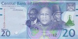 Bancnota Lesotho 20 Maloti 2021 - P27 UNC ( vezi descriere )