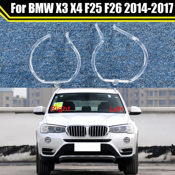 Set de 2 fibre far lumina de zi / Daylight compatibil Bmw X3, X4 F25 F26 2014-2017 - Stanga