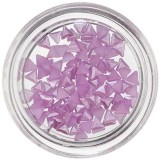 Triunghiuri perlate pentru decorarea unghiilor, mov, INGINAILS