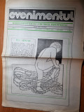 Ziarul evenimentul 2-6 aprilie 1990-art foto orasul bucuresti si carol al 2-lea