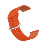 Curea piele, compatibila Huawei Watch GT 7 46mm, telescoape Quick Release, 18cm, Portocaliu