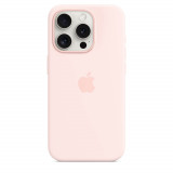 Cumpara ieftin Husa de protectie Apple Silicone Case with MagSafe iPhone 15 Pro, Light Pink