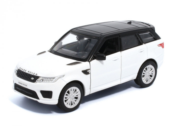 Macheta auto Land Rover Range Rover Sport alb, pull back, 1:36 Tayumo