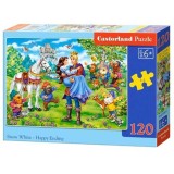 Puzzle Castorland Alba ca Zapada - Happy Ending 120 piese