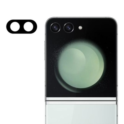 Folie Camera pentru Samsung Galaxy Z Flip6 - Techsuit Full Camera Glass - Black foto