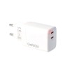 Adaptor Priza USB-C Yiikoo 45W Fast Charge Y-CGE029, Dual USB-C, Protectie Supratensiune, Incarcare Rapida