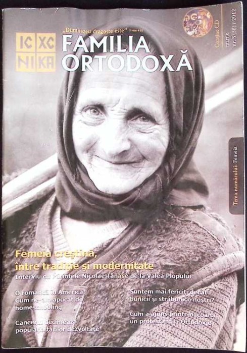 REVISTA FAMILIA ORTODOXA, NR.3 (38) MARTIE 2012-APARUTA CU BINECUVANTAREA I.P.S. PIMEN ARHIEPISCOP AL SUCEV-259462
